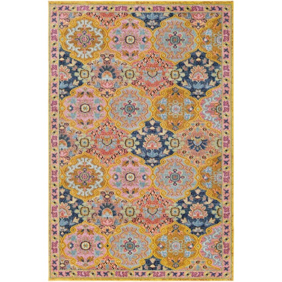 Surya Anika Yellow Rug 2' X 2'11"