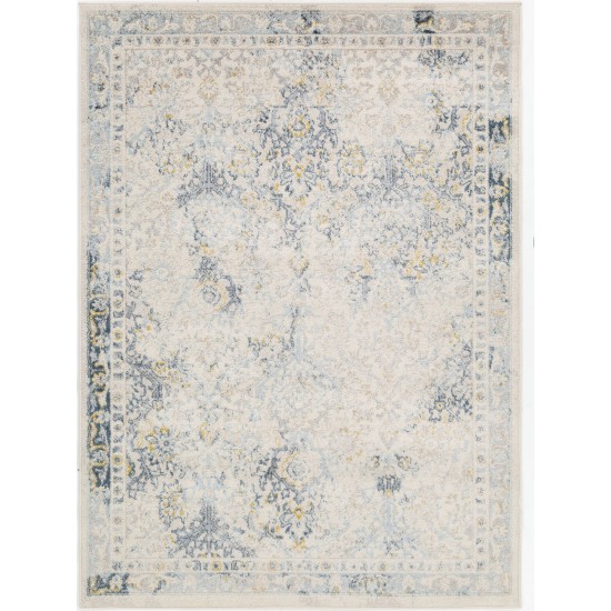 Surya Ankara Ice Blue Rug 6'7" X 9'