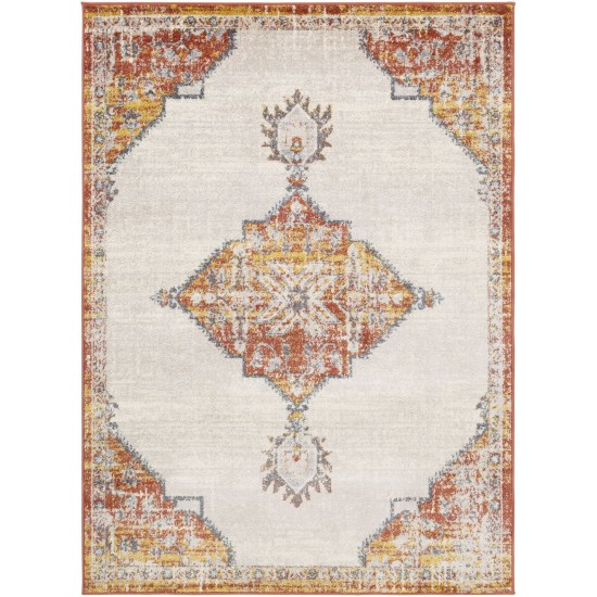 Surya Ankara Medium Gray Rug 5'2" X 7'