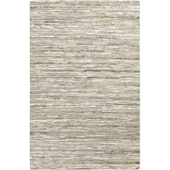 Surya Anthracite Cream Rug 2' X 3'