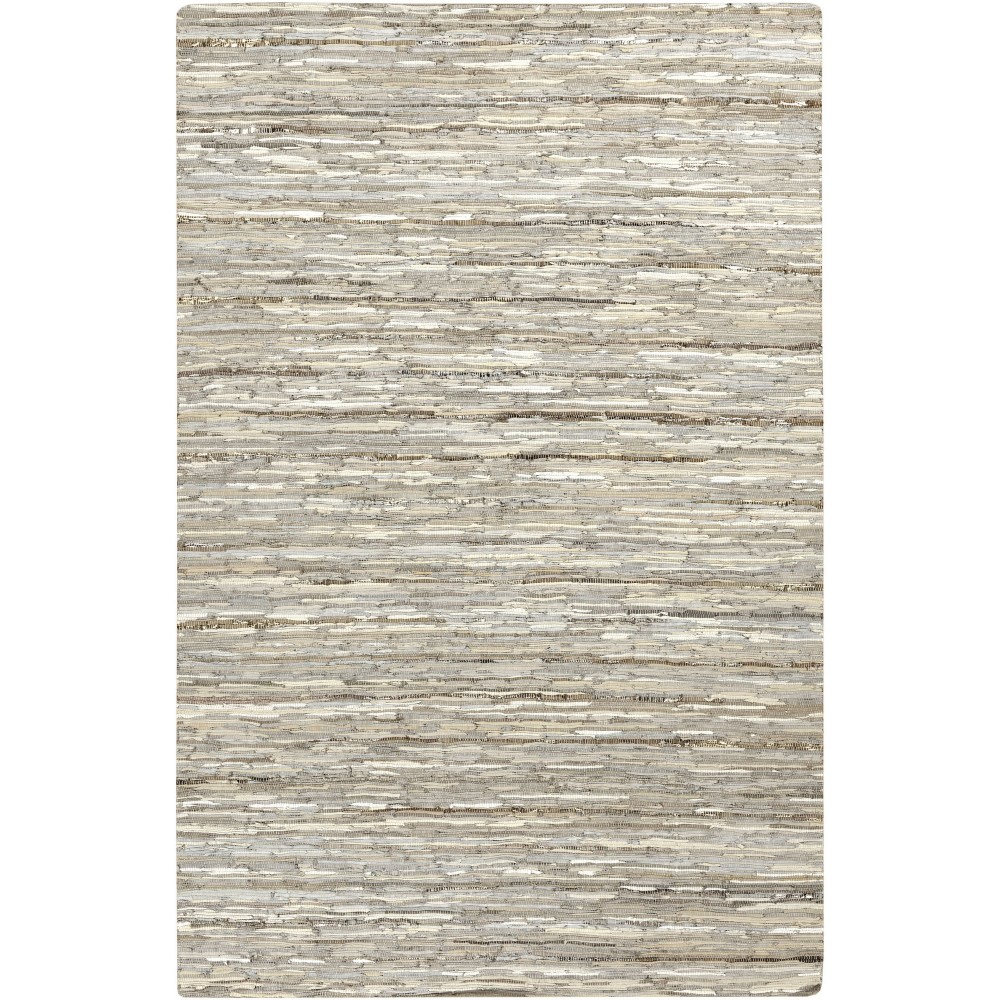 Surya Anthracite Cream Rug 2' X 3'