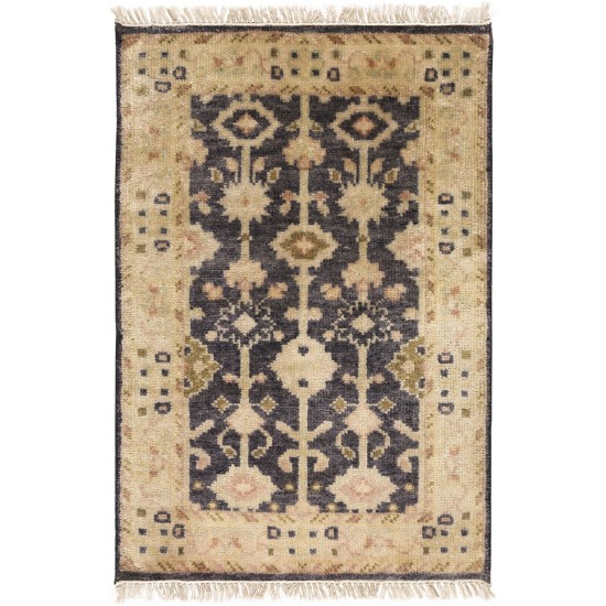 Surya Antique Black Rug 2' X 3'