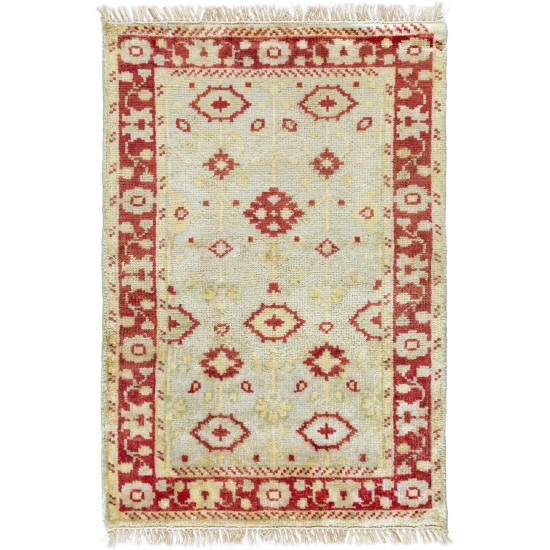 Surya Antique Burgundy Rug 2' X 3'