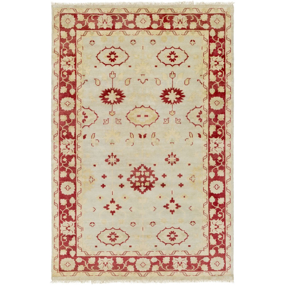 Surya Antique Burgundy Rug 3'6" X 5'6" Surya Antique Burgundy Rug 3'6" X 5'6"