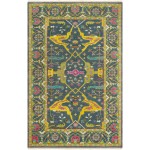 Surya Antique Dark Blue Rug 5'6" X 8'6"