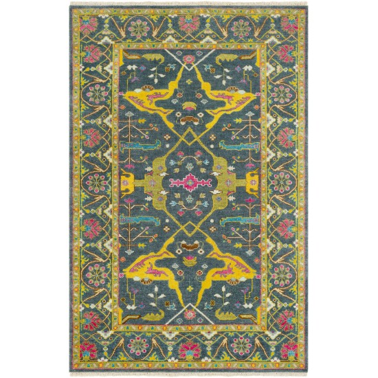 Surya Antique Dark Blue Rug 5'6" X 8'6"