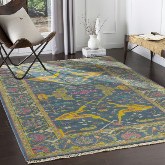 Surya Antique Dark Blue Rug 5'6" X 8'6"