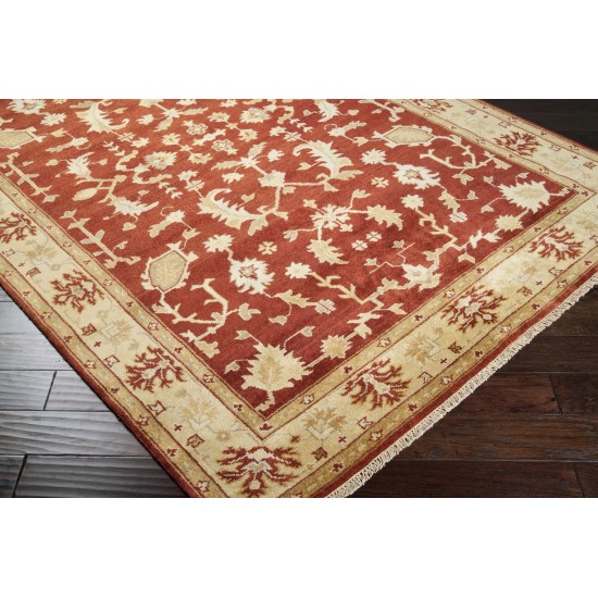 Surya Antolya Brick Red Rug 2'6" X 8'