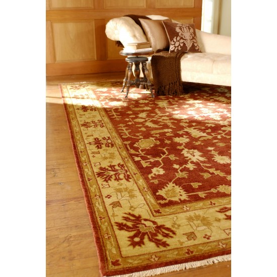 Surya Antolya Brick Red Rug 8' Round