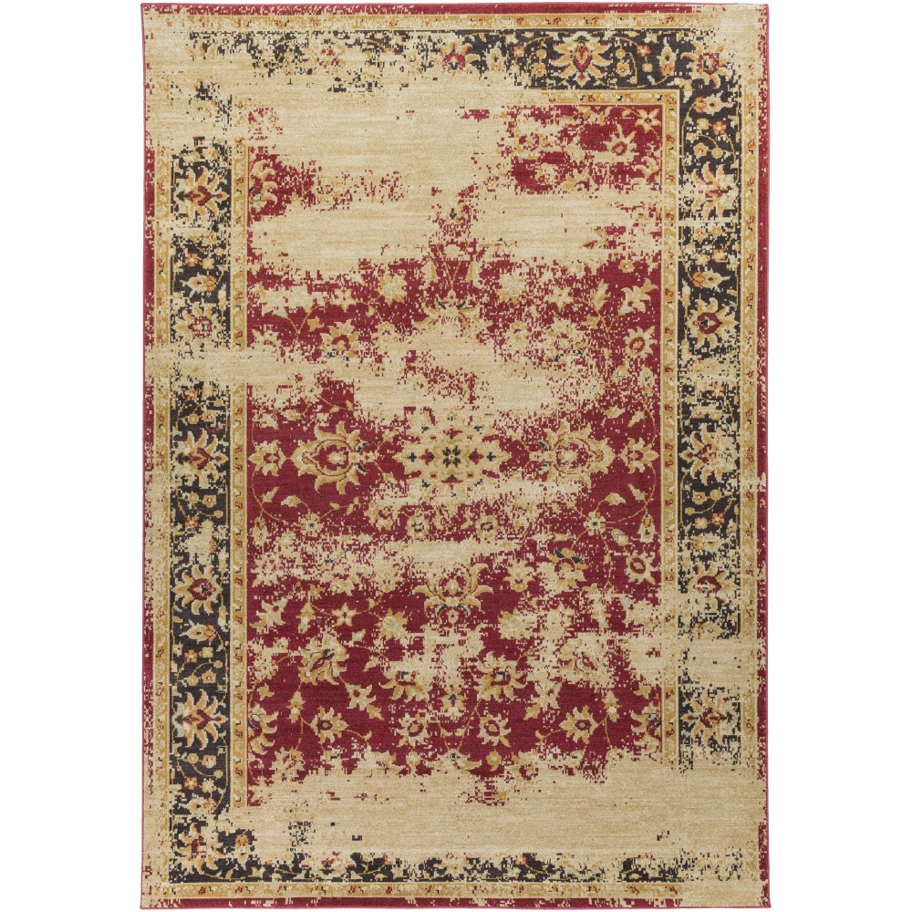Surya Arabesque Burgundy Rug 8'10" X 12'9" Surya Arabesque Burgundy Rug 8'10" X 12'9"