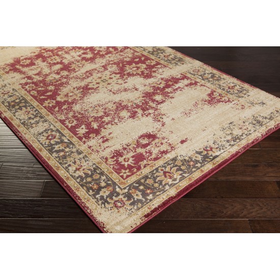 Surya Arabesque Burgundy Rug 8'10" X 12'9"