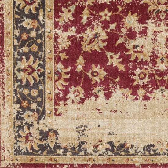 Surya Arabesque Burgundy Rug 8'10" X 12'9"