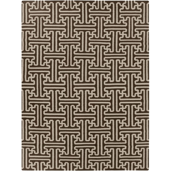 Surya Archive Ach-1710 Dark Brown Rug 8' X 11'