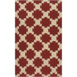 Surya Archive Burgundy Rug 5' X 8'