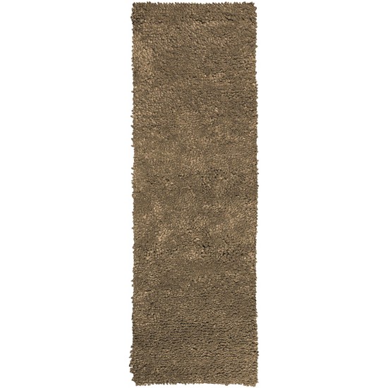 Surya Aros Dark Brown Rug 2'6" X 8'