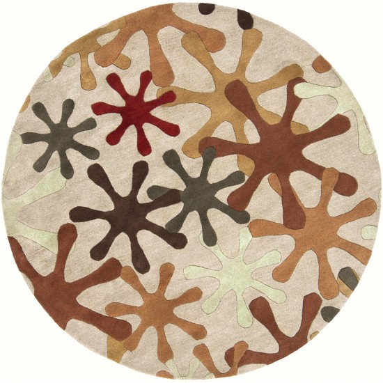 Surya Athena Brown Rug 9'9" Round