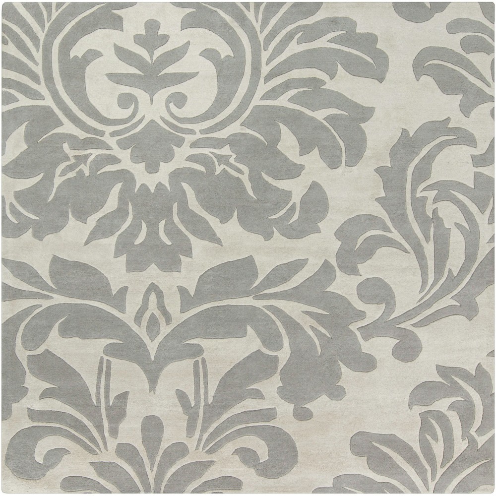 Surya Athena Gray Rug 4' Square