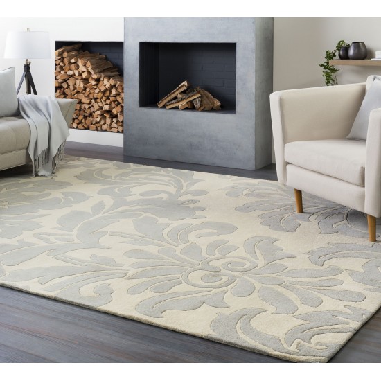 Surya Athena Gray Rug 4' Square