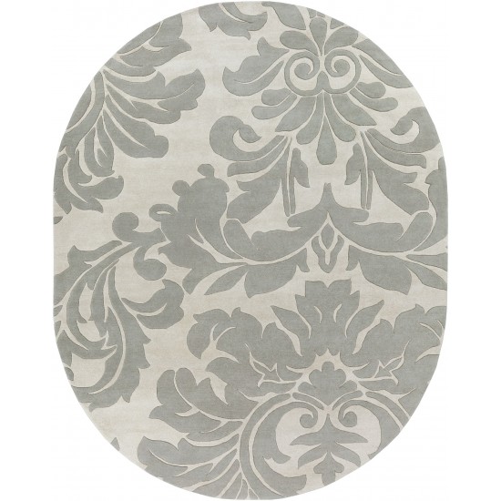 Surya Athena Gray Rug 8' X 10' Oval