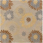 Surya Athena Medium Gray Rug 9'9" Square