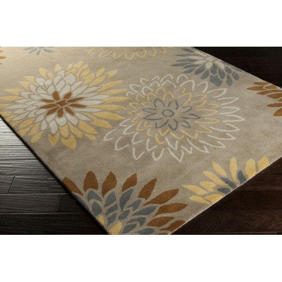 Surya Athena Medium Gray Rug 9'9" Square