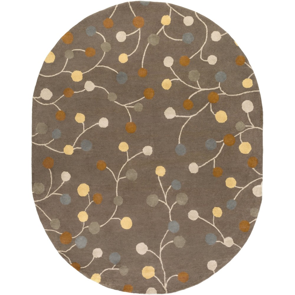 Surya Athena Medium Gray Rug 8' X 10' Oval Surya Athena Medium Gray Rug 8' X 10' Oval