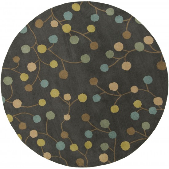 Surya Athena Taupe Rug 8' Round