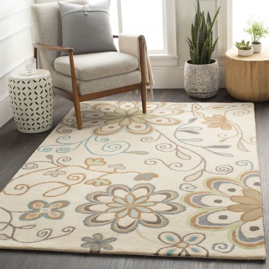 Surya Athena Ath-5123 Beige Rug 9'9" Round