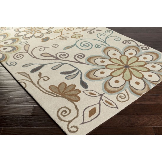 Surya Athena Ath-5123 Beige Rug 9'9" Round