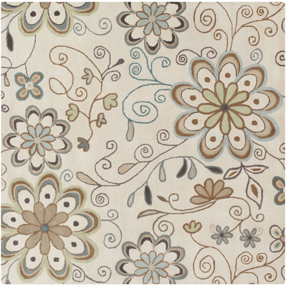 Surya Athena Beige Rug 9'9" Square Surya Athena Beige Rug 9'9" Square