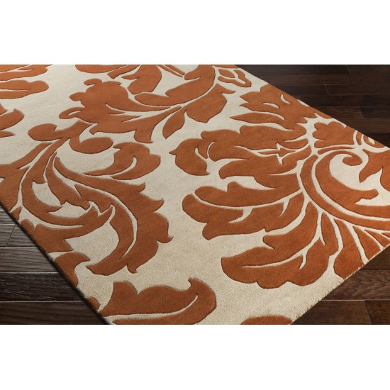 Surya Athena Burnt Orange Rug 9'9" Round