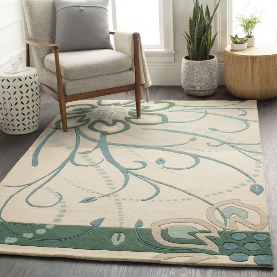 Surya Athena Medium Green Rug 10' X 14'