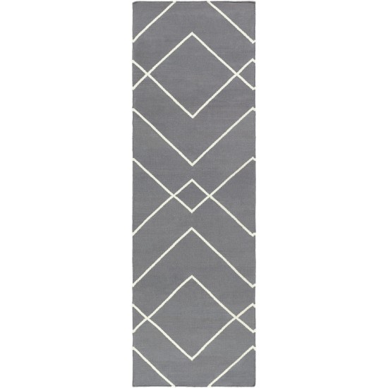 Surya Atrium Gray Rug 2'6" X 8'