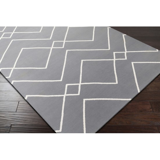 Surya Atrium Gray Rug 2'6" X 8'