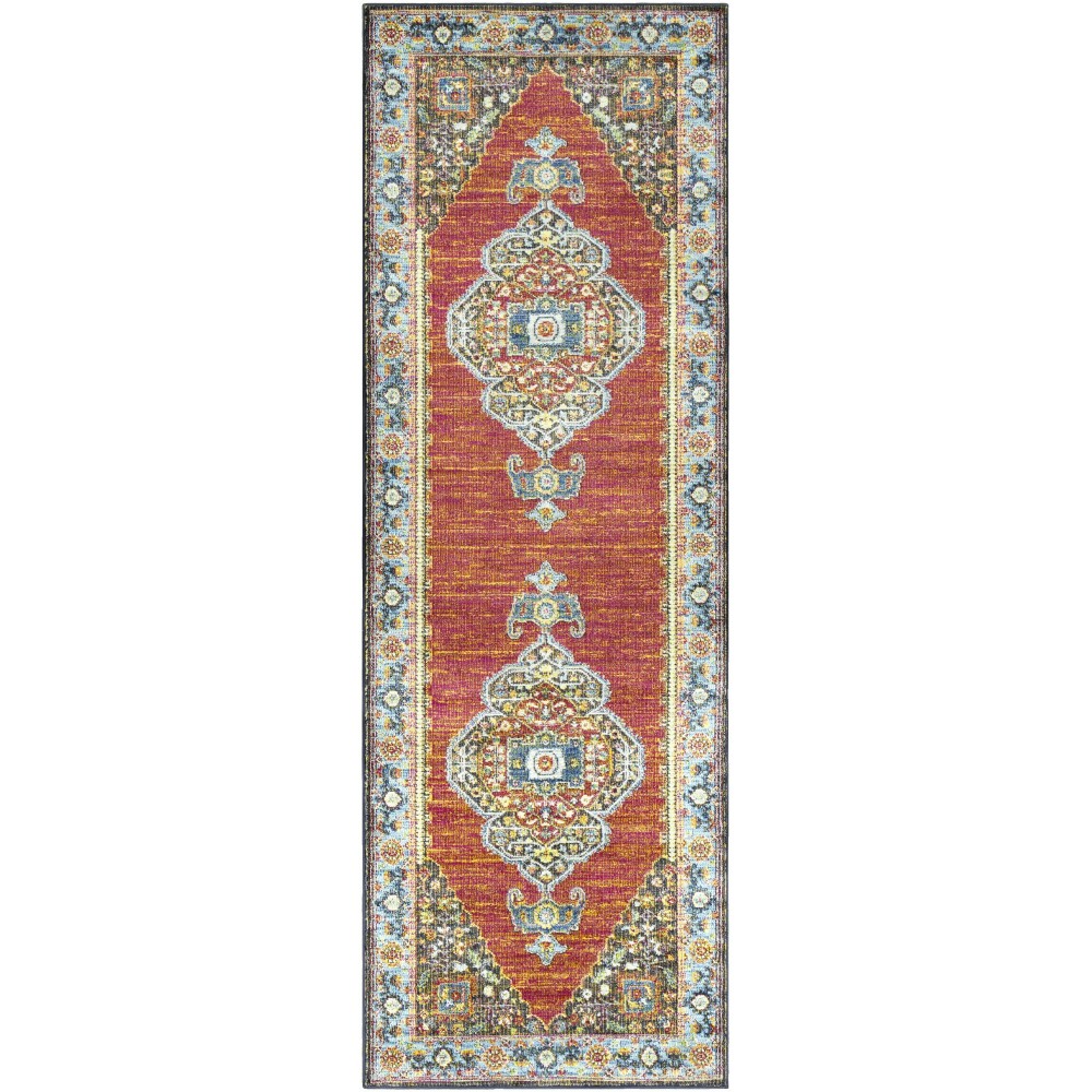 Surya Aura Silk Mauve Rug 2'7" X 7'6" Surya Aura Silk Mauve Rug 2'7" X 7'6"
