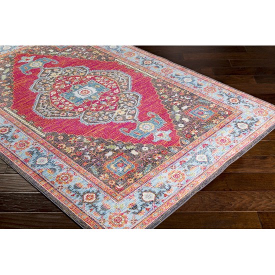 Surya Aura Silk Mauve Rug 2'7" X 7'6"