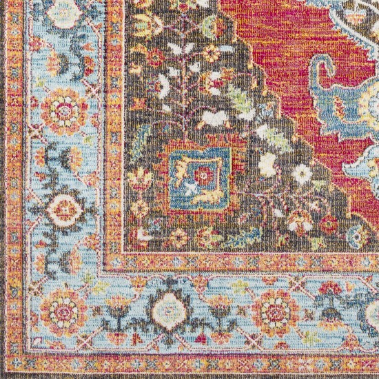 Surya Aura Silk Mauve Rug 2'7" X 7'6"