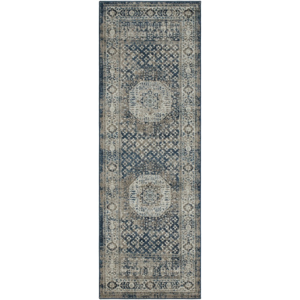 Surya Ayasofya Dark Blue Rug 2'7" X 7'7"