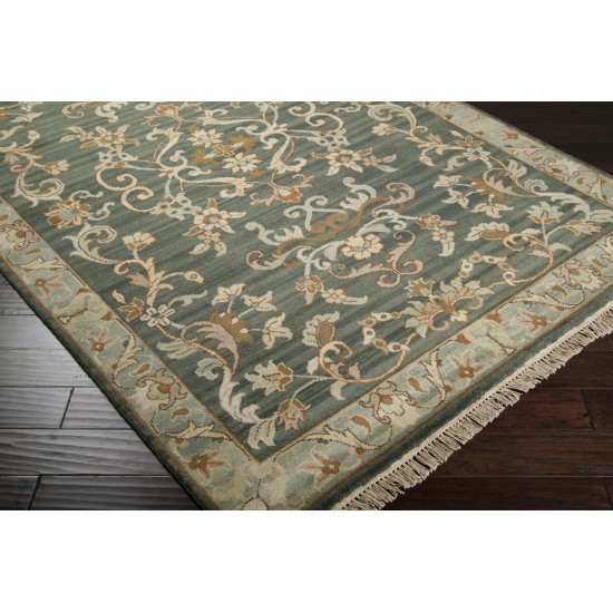 Surya Babylon Medium Green Rug 2' X 3'