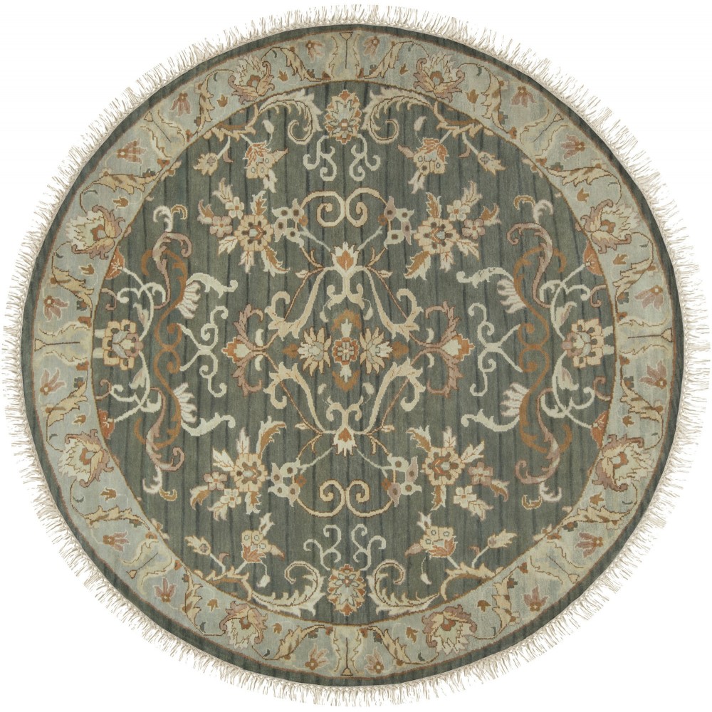 Surya Babylon Medium Green Rug 8' Round