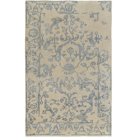 Surya Bagras Light Blue Rug 3'3" X 5'3"