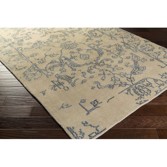 Surya Bagras Light Blue Rug 3'3" X 5'3"