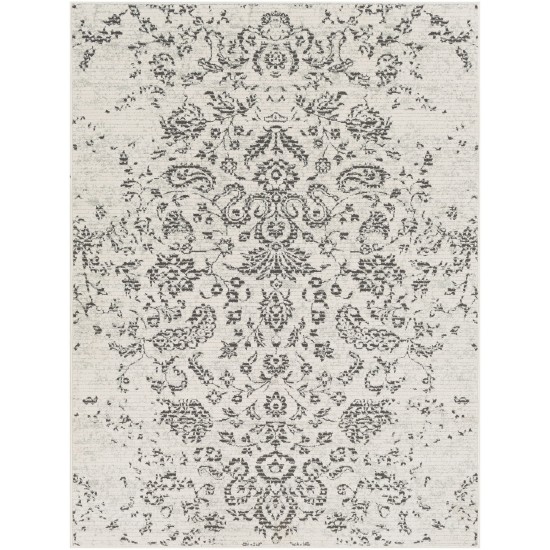 Surya Bahar Medium Gray Rug 2' X 2'11"