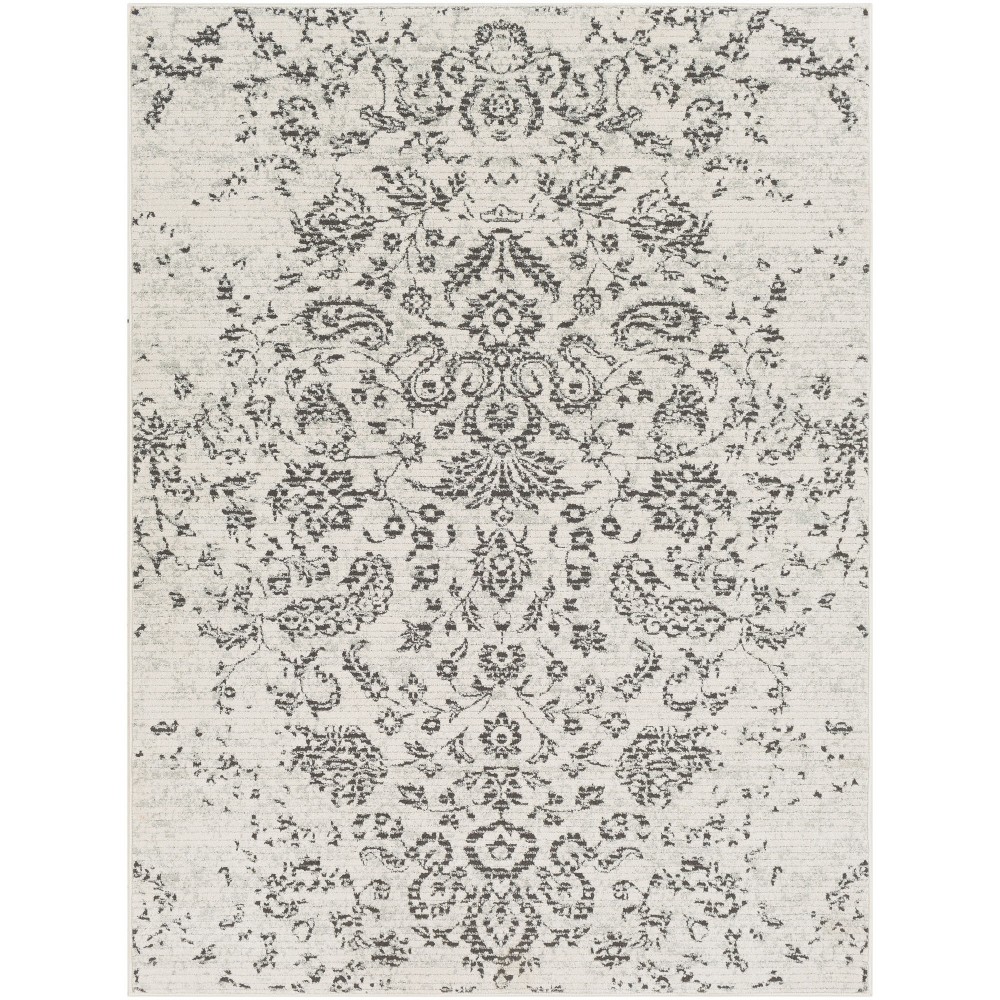 Surya Bahar Medium Gray Rug 2' X 2'11"