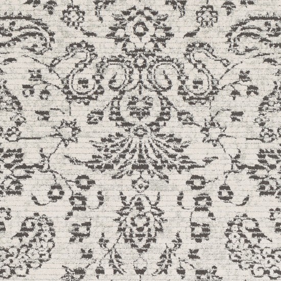 Surya Bahar Medium Gray Rug 2' X 2'11"