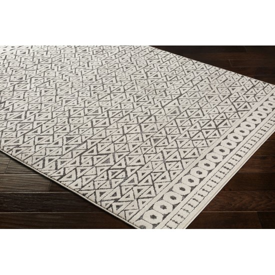 Surya Bahar Charcoal Rug 2' X 2'11"