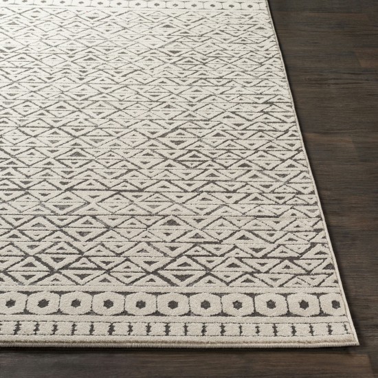 Surya Bahar Charcoal Rug 2' X 2'11"