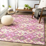 Surya Basilica Magenta Rug 2'2" X 3'