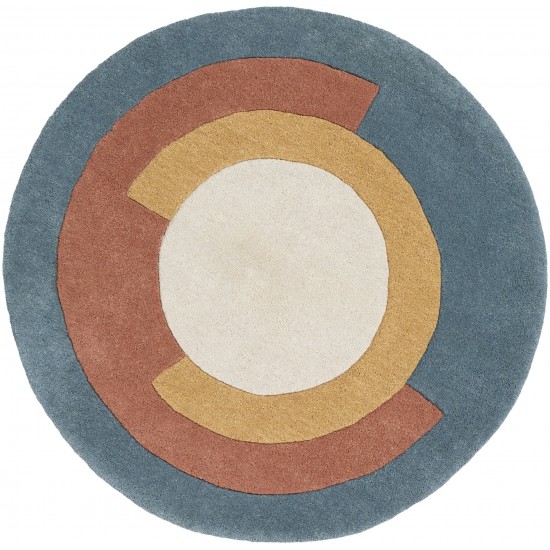 Surya Beck Dark Blue Rug 3' Round