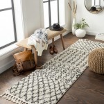 Surya Berber Shag Charcoal Rug 2'7" X 7'3"